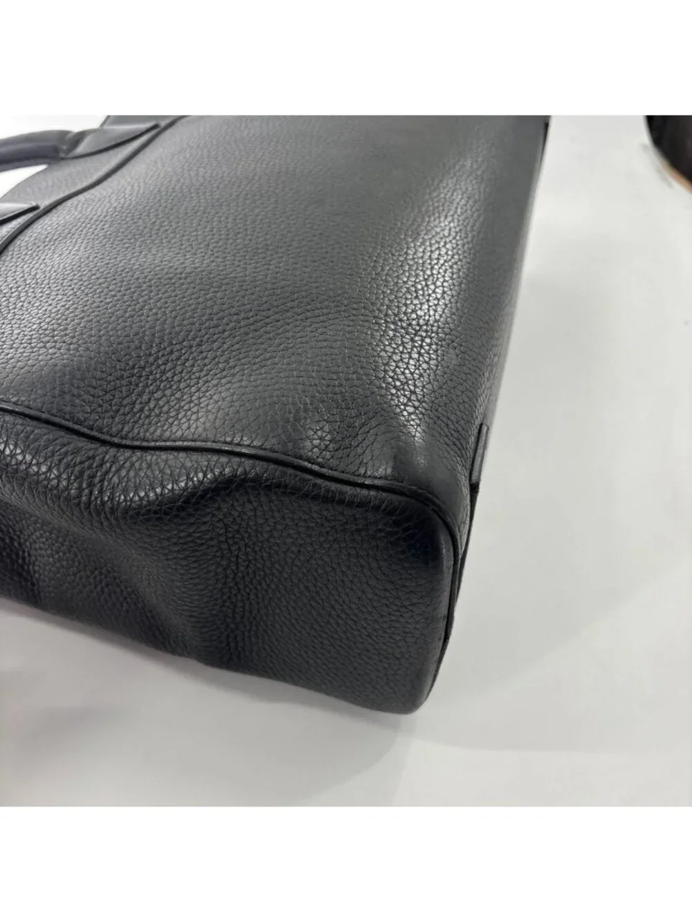 Louis Vuitton Taurillon Cabas Business Bag Black